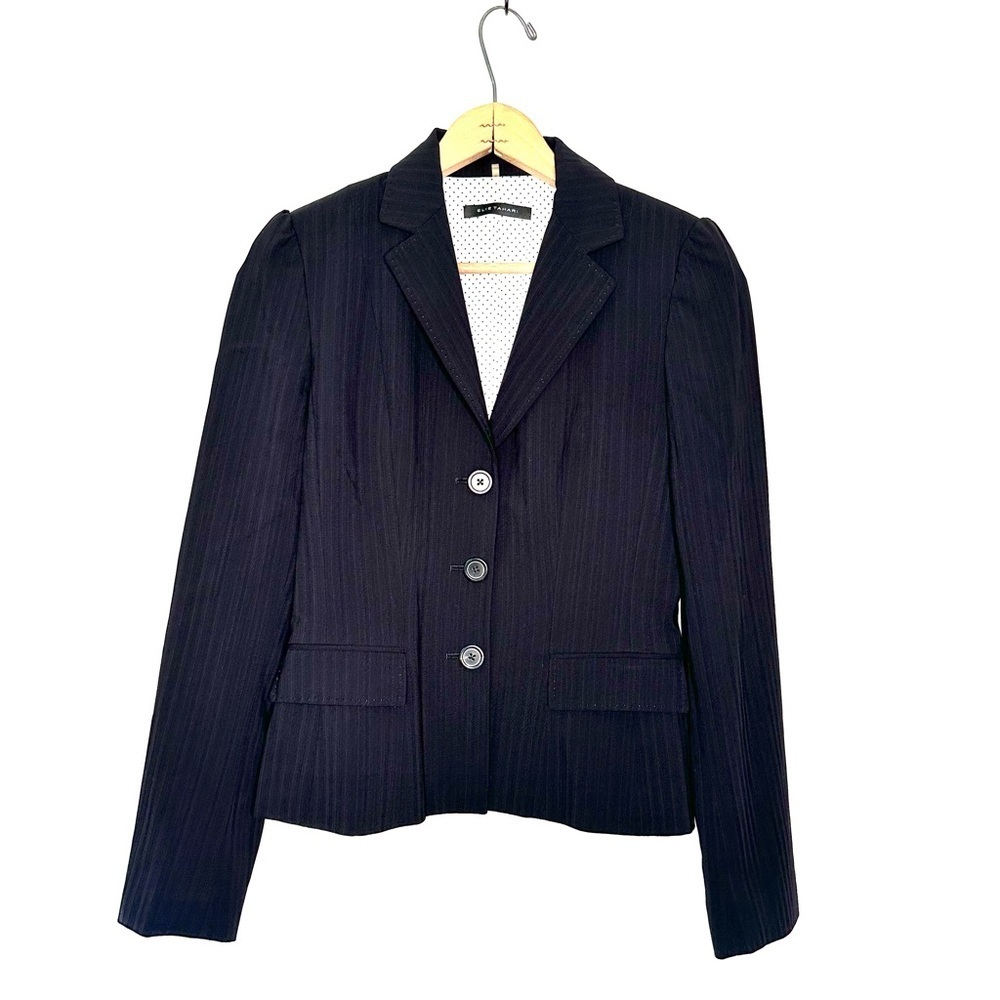 Elie Tahari | Black 3 Button Blazer Size 2